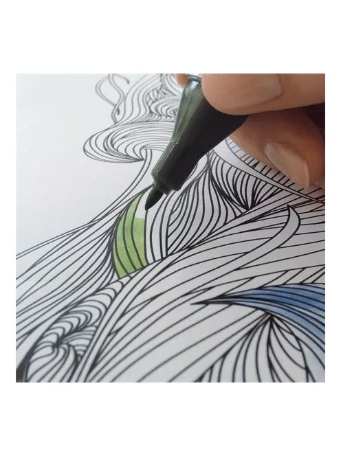 SIGEL Könyökalátét, 595x410 mm, felnőtt színezővel, SIGEL