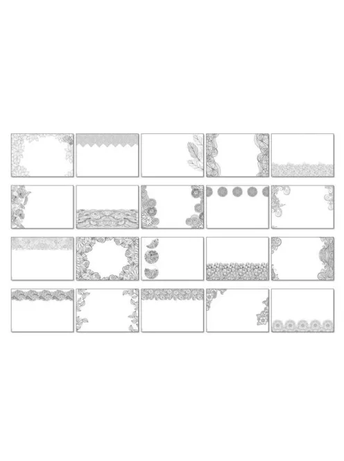 SIGEL Könyökalátét, 595x410 mm, felnőtt színezővel, SIGEL