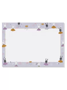   SIGEL Könyökalátét, A3, gyermekeknek, SIGEL "Nyuszi Balerina"