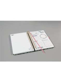   SIGEL Naptár, A5, heti, dátumozatlan, kemény borító, SIGEL "Jolie", Flower Love