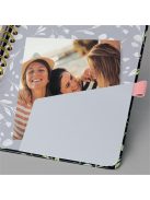 SIGEL Naptár, A5, heti, dátumozatlan, kemény borító, SIGEL "Jolie", Flower Love