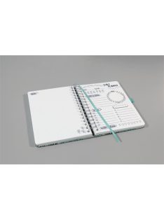   SIGEL Naptár, A5, heti, dátumozatlan, kemény borító, SIGEL "Jolie", Mint Inspiration