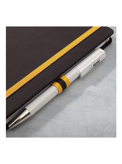 SIGEL Naptár, A5, heti, 2026, kemény borító, SIGEL "Linescape", szürke-sárga