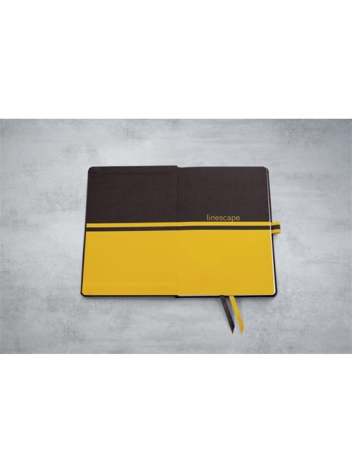 SIGEL Naptár, A5, heti, 2026, kemény borító, SIGEL "Linescape", szürke-sárga