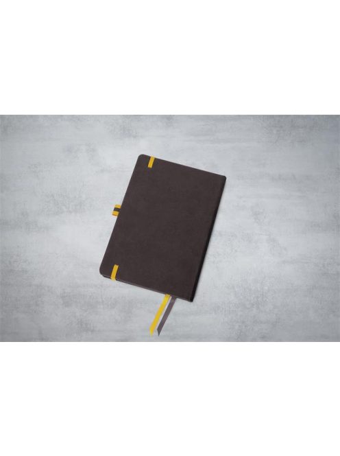 SIGEL Naptár, A5, heti, 2026, kemény borító, SIGEL "Linescape", szürke-sárga