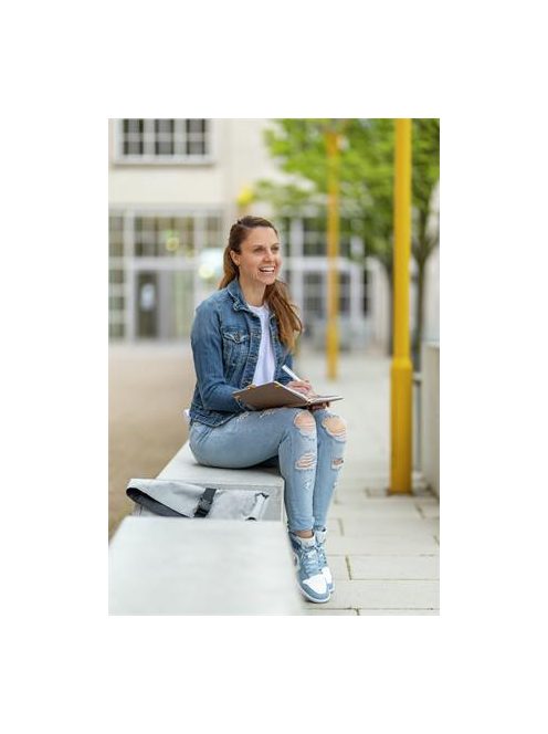 SIGEL Naptár, A5, heti, 2026, kemény borító, SIGEL "Linescape", szürke-sárga