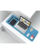 SIGEL Könyökalátét, 800x300 mm, kétoldalas, SIGEL, kék-zöld