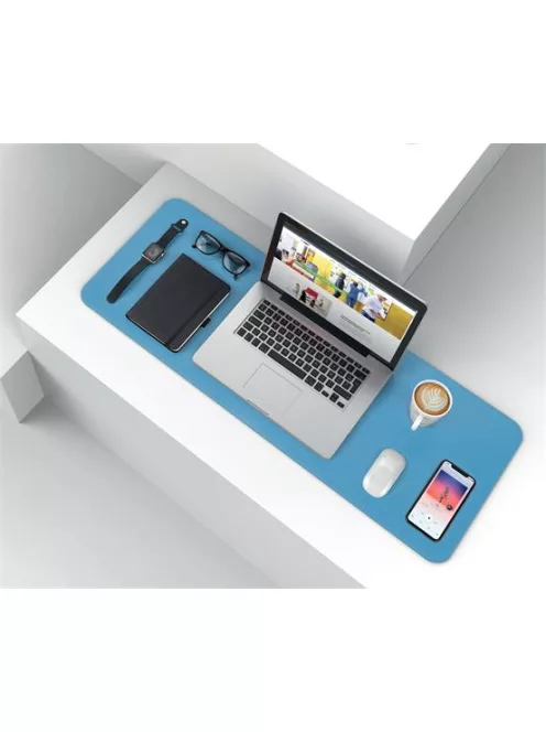 SIGEL Könyökalátét, 800x300 mm, kétoldalas, SIGEL, kék-zöld