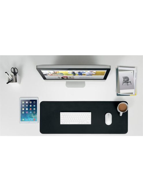 SIGEL Könyökalátét, 800x300 mm, kétoldalas, SIGEL, fekete-piros