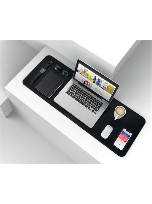 SIGEL Könyökalátét, 800x300 mm, kétoldalas, SIGEL, fekete-piros