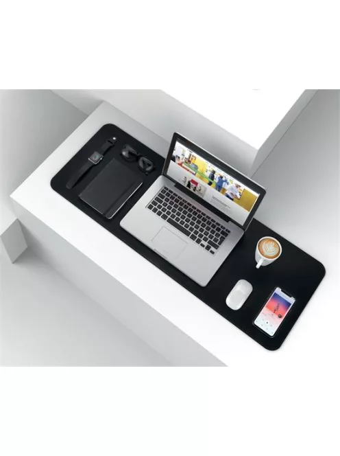 SIGEL Könyökalátét, 800x300 mm, kétoldalas, SIGEL, fekete-piros