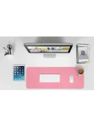 SIGEL Könyökalátét, 800x300 mm, kétoldalas, SIGEL, rózsaszín-ezüst