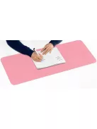 SIGEL Könyökalátét, 800x300 mm, kétoldalas, SIGEL, rózsaszín-ezüst