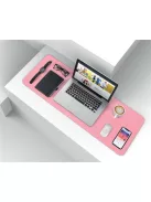 SIGEL Könyökalátét, 800x300 mm, kétoldalas, SIGEL, rózsaszín-ezüst