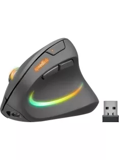   SPEEDLINK Egér, vezeték nélküli, optikai, vertikális, USB, SPEEDLINK "Piavo Pro", fekete