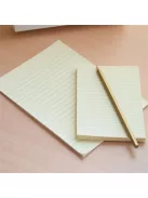 STICK N Öntapadó jegyzettömb, vonalas, 152x101 mm, 100 lap, STICK N, pasztellsárga