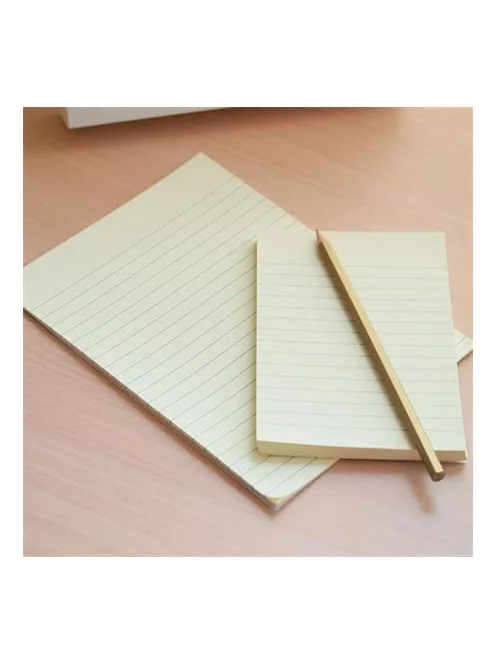 STICK N Öntapadó jegyzettömb, vonalas, 152x101 mm, 100 lap, STICK N, pasztellsárga