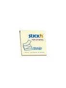 STICK N Öntapadó jegyzettömb, "Z", 76x76 mm, 100 lap, STICK N, sárga