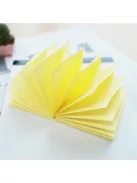 STICK N Öntapadó jegyzettömb, "Z", 76x76 mm, 100 lap, STICK N, sárga