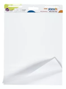   STICK N Öntapadó flipchartpapír, 76,2x63,5 cm, 2x30 lap, STICK N, fehér