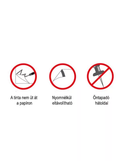 STICK N Öntapadó flipchartpapír, 76,2x63,5 cm, 2x30 lap, STICK N, fehér