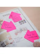 STICK N Öntapadó jegyzettömb, nyíl alakú, 70x70 mm, 50 lap, STICK N, magenta