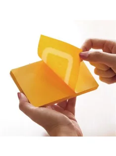   STICK N Öntapadó jegyzettömb, 76x76 mm, 100 lap, STICK N „360°, narancs