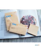 STICK N Öntapadó jegyzettömb, vonalas, 150x101 mm, 100 lap, STICK N "Kraft Notes"