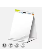 STICK N Asztali flipchart tömb, öntapadó, 584x508 mm, 20 lap, STICK N, fehér