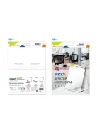 STICK N Asztali flipchart tömb, öntapadó, 584x508 mm, 20 lap, STICK N, fehér