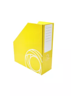 Iratpapucs 9cm, karton, fóliázott Bluering® sárga