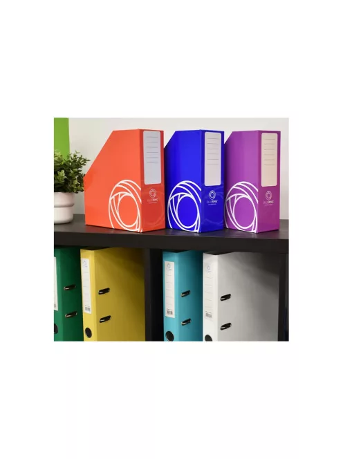 Iratpapucs 9cm, karton, fóliázott Bluering® sárga