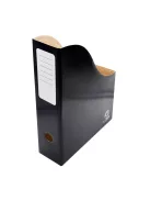 Iratpapucs 8cm, mikrohullámú karton Bluering®, fekete