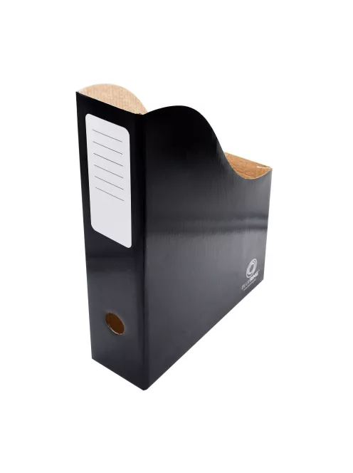 Iratpapucs 8cm, mikrohullámú karton Bluering®, fekete