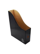 Iratpapucs 8cm, mikrohullámú karton Bluering®, fekete