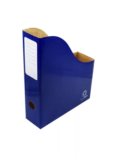 Iratpapucs 8cm, mikrohullámú karton Bluering®, kék