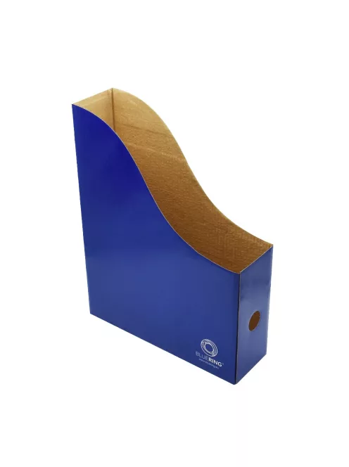 Iratpapucs 8cm, mikrohullámú karton Bluering®, kék