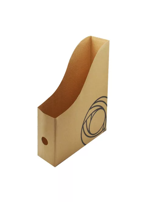 Iratpapucs 8cm, mikrohullámú karton Bluering®, natúr