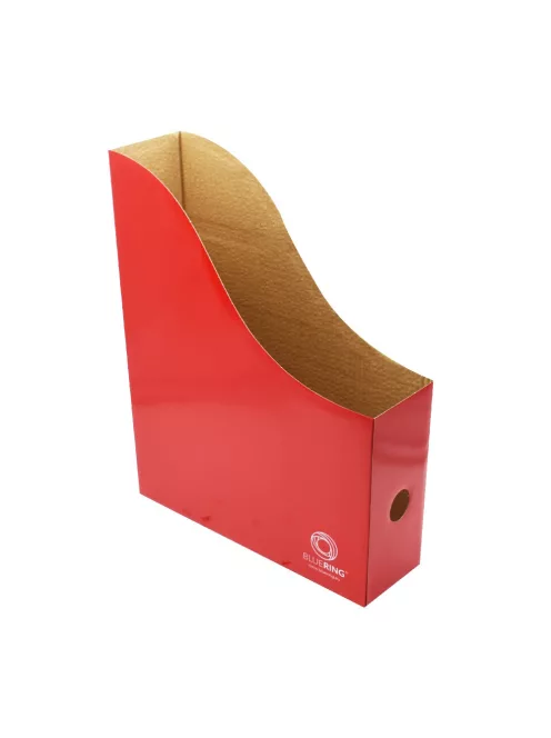 Iratpapucs 8cm, mikrohullámú karton Bluering®, piros