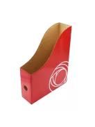 Iratpapucs 8cm, mikrohullámú karton Bluering®, piros