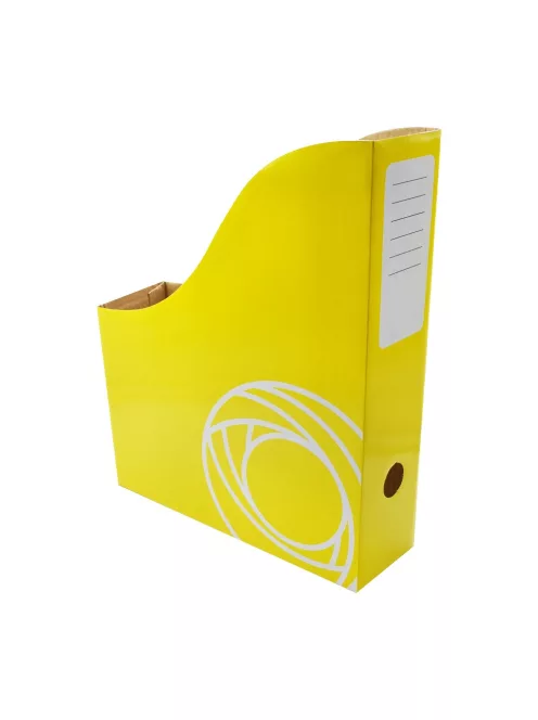 Iratpapucs 8cm, mikrohullámú karton Bluering®, sárga