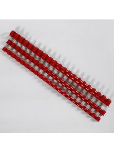 Spirál műanyag 10mm, 100 db/doboz, Bluering®, piros