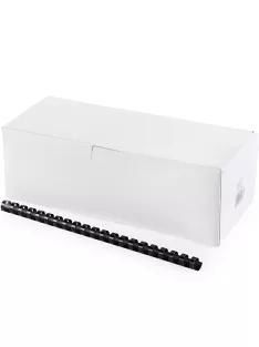 Spirál műanyag 14mm, 100 db/doboz, Bluering®, fekete