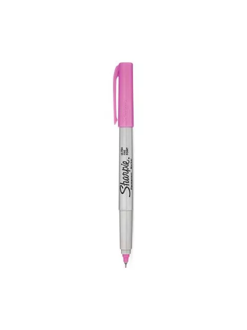 SHARPIE Alkoholos marker, 0,5 mm, kúpos, SHARPIE "Ultra Fine Point", pink