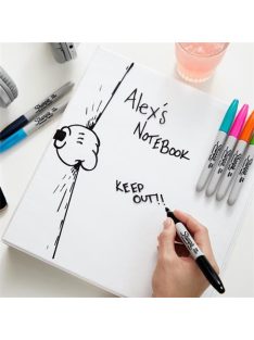   SHARPIE Alkoholos marker készlet, 1 mm, kúpos, SHARPIE "Fine Point", 4 különböző szín