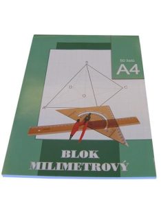 STEPA Milliméter papír, A4, 50 lap, STEPA
