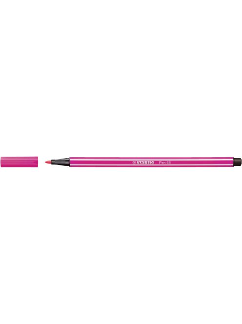 Rostirón, filctoll 1mm, M STABILO Pen 68 rózsaszín