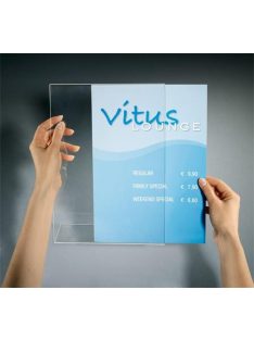 SIGEL Laptartó, "L", döntött, A5, SIGEL