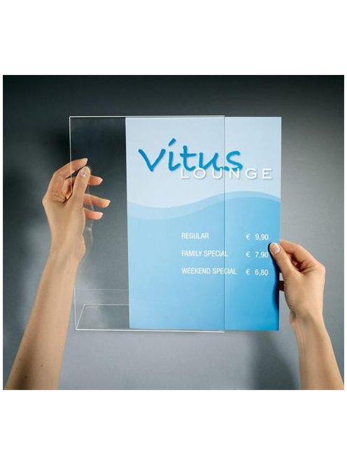 SIGEL Laptartó, "L", döntött, A5, SIGEL