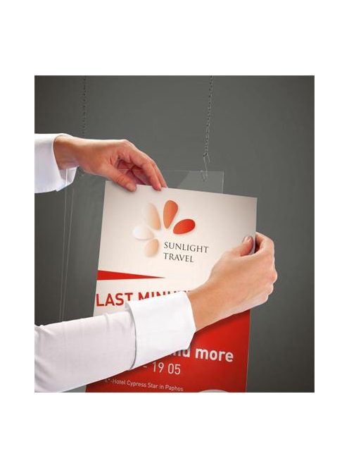 SIGEL Laptartó, függeszthető, fekvő, A4, SIGEL